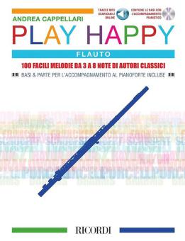 Play Happy - Flauto - edizione con Online Audio e MP3 