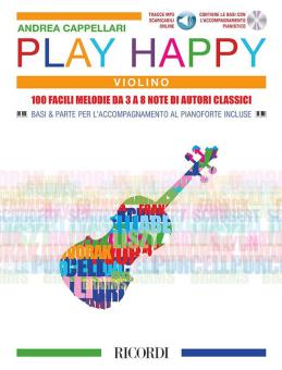 Play Happy - Violino - edizione con Online Audio e MP3 