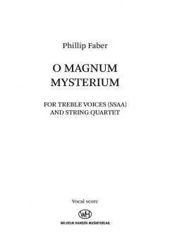 O Magnum Mysterium 