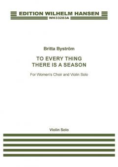 To Every Thing There Is A Season 