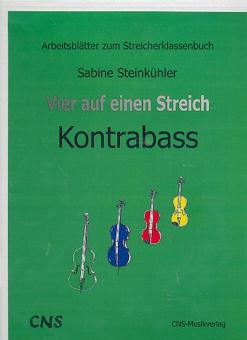 4 auf einen Streich - Arbeitsblätter  Kontrabass 