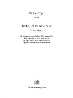 Siehe, ich komme bald 