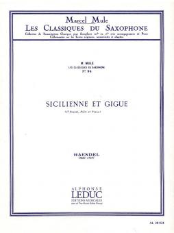 Sonate No. 5 (Flute Trav.): Sicilienne Gigue 