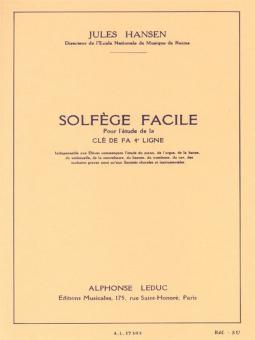 Solfege Facile pour L Etude De La Cle De Fa 