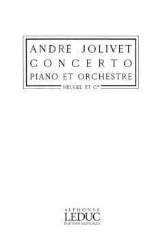 Concerto pour Piano et Orchestre 
