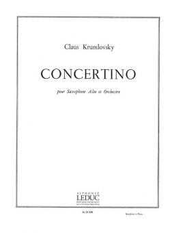 Concertino (Saxo et Orchestre) 
