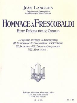 Hommage A Frescobaldi 