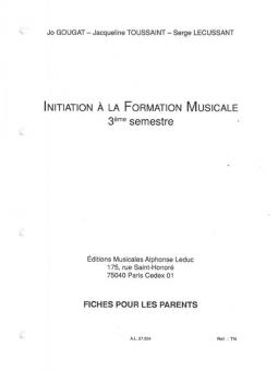 Initiation à la Formation Musicale (I.F.M.) 
