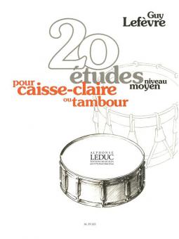 20 Etudes pour Caisse Claire ou Tambour 