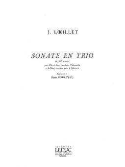 Sonate en Trio en Sol Mineur Op. 1 No.3 