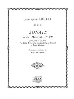 Sonate En Mib Majeur Op. 3 No.7 