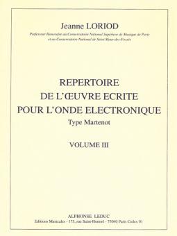 Technique De L'onde Electronique, Type Martenot 