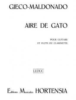Aire de Gato pour Flute Ou Clarinette et Guitare 
