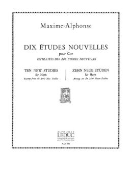 10 Etudes Nouvelles 