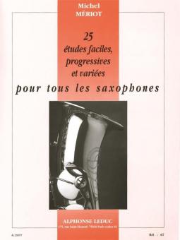 25 Etudes Faciles Progressives et Variees 