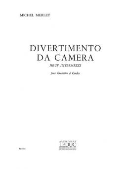 Michel Merlet: Divertimento da Camera Op. 17 