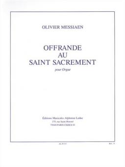 Offrande Au Saint-Sacrement (7e) 