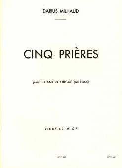 5 Prières Op.231c 