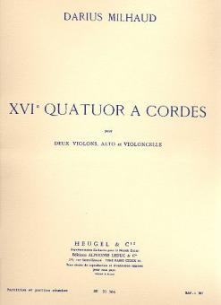 Quatuor a Cordes No. 16 