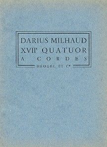 Quatuor a Cordes No. 17 