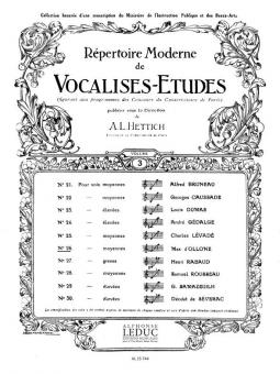 Vocalise Etude No.26 