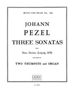 3 Sonatas 