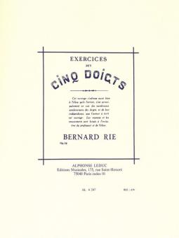 Exercices Des 5 Doigts Op.32 