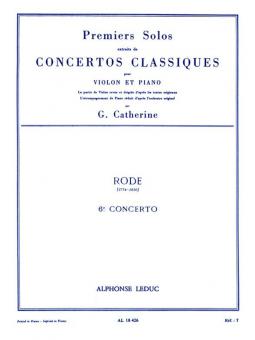 Premiers Solos Concertos - Classiques Nr. 6 
