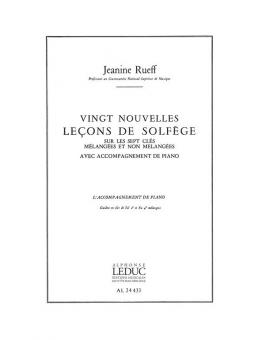 20 Nouvelles Lecons de Solfege 