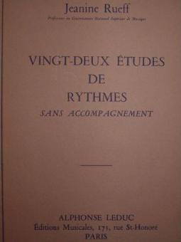 22 Etudes de Rythme 