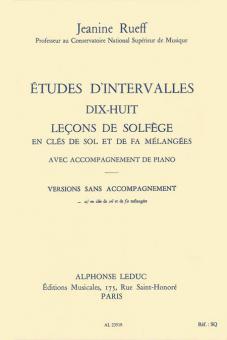 Etudes D Intervalles 