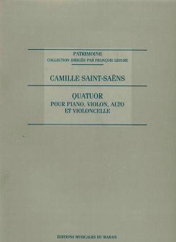 Quatuor pour Piano, Violon, Alto et Violoncelle 