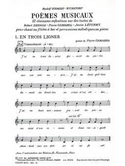 Poemes Musicaux 