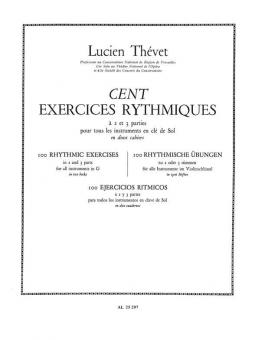 100 Exercices Rythmiques à 2 Vol. 1 