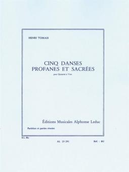 Cinq Danses Profanes et Sacrées 