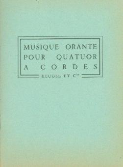 Musique Orante Op. 61 