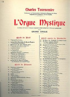 Orgue Mystique No. 29 