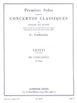 Premiers Solos Concertos - Classiques Nr. 19 