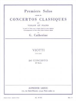 Premiers Solos Concertos - Classiques Nr. 24 