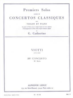 Premiers Solos Concertos - Classiques Nr. 29 