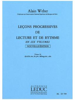 Lecons Progressiveslecture et Rythme Vol. 6 