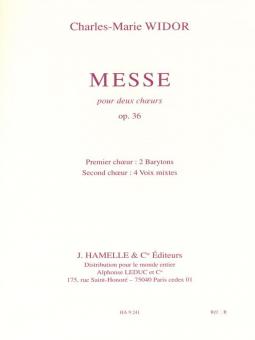 Messe Op. 36 (2 Choeurs / 2 Orgues) 