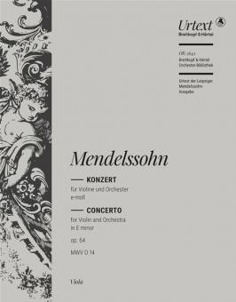Konzert für Violine und Orchester e-moll MWV O 14 op. 64 