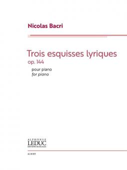 3 Esquisses Lyriques op. 144 