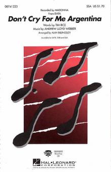 Don't Cry For Me Argentina 