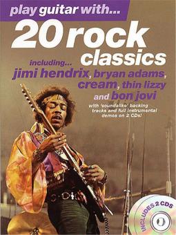 Play Guitar With 20 Rock Classics 
