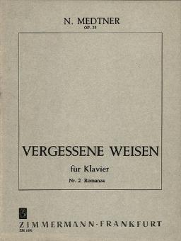 Vergessene Weisen op. 39 