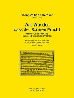 Was Wunder, das der Sonnen Pracht 