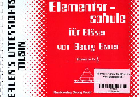 Elementarschule für Bläser im Violinschlüssel Eb 