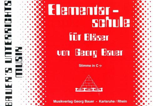 Elementarschule für Bläser im Bassschlüssel C 